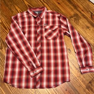 Columbia Red Plaid Men's Shirt